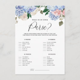 ブルーアジサイあなたの財布のゲームカードに何がある エンクロージャーカード