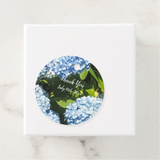 ブルーアジサイありがとう フェイバータグ (インサイチュ)