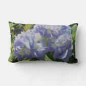 ブルーアジサイのインスピレーション枕 ランバークッション (裏面)