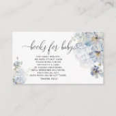 ブルーアジサイの本ベビーチケット エンクロージャーカード (正面)