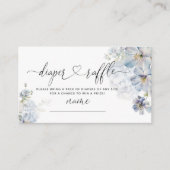 ブルーアジサイエレガントズおむつラッフルチケット エンクロージャーカード (正面)