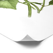 ブルーアジサイオリジナルアートプリント ポスター (角)