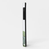 ブルーアジサイカスタムフローラモノグラムシック Case-Mate iPhoneケース (裏面/左)