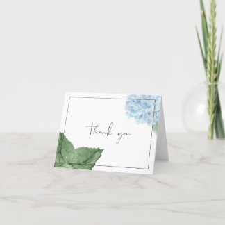 ブルーアジサイサンキューカード サンキューカード