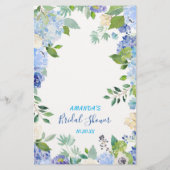 ブルーアジサイフローラアドバイスとウィッシュズカード (裏面)