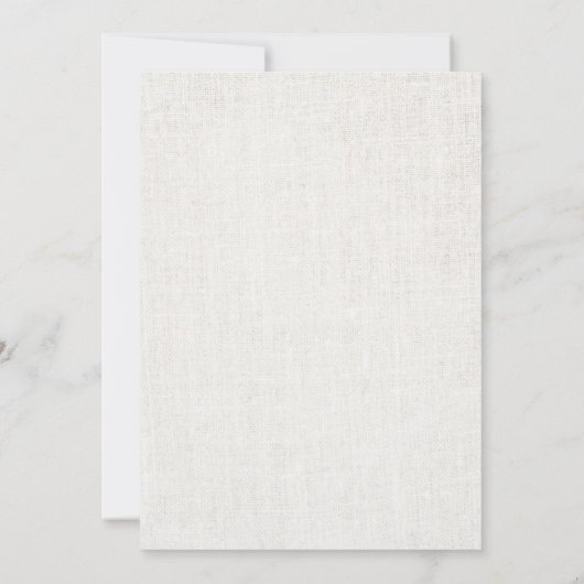 ブルーアジサイフローラウォーターカラー春の結婚式 招待状 (裏面)