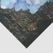 ブルーアジサイフローラデコパージュ 薄葉紙 (詳細)