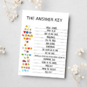 ブルーアジサイフローラブライダルシャワーゲームカード 招待状