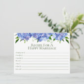 ブルーアジサイフローラレシピ エンクロージャーカード (スタンド正面)