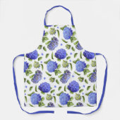 ブルーアジサイフローラ植物学 エプロン (正面)