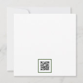 ブルーアジサイフローラ水の色のリハーサルディナー 招待状 (裏面)