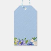 ブルーアジサイフローラ結婚式の引き出物ありがとう ギフトタグ (裏面)