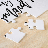 ブルーアジサイフローラ |花嫁プロポーザルパズル ジグソーパズル (側面)