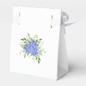 ブルーアジサイブライダルシャワーサンキュー フェイバーボックス (裏面サイド)