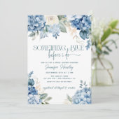 ブルーアジサイブライダルシャワー 招待状 (スタンド正面)