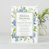 ブルーアジサイブライダルシャワー 招待状 (スタンド正面)