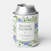 ブルーアジサイブライダルシャワー 缶クーラー (缶正面)