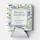 ブルーアジサイブライダルシャワー 缶クーラー (裏面)