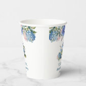 ブルーアジサイブライダルティーパーティー 紙コップ (右)