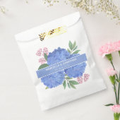 ブルーアジサイモダンズブーケカスタムー フェイバーバッグ (封をした状態)