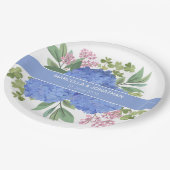 ブルーアジサイモダンズブーケカスタムー ペーパープレート (アングル)