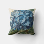 ブルーアジサイヴィンテージ クッション (裏面)