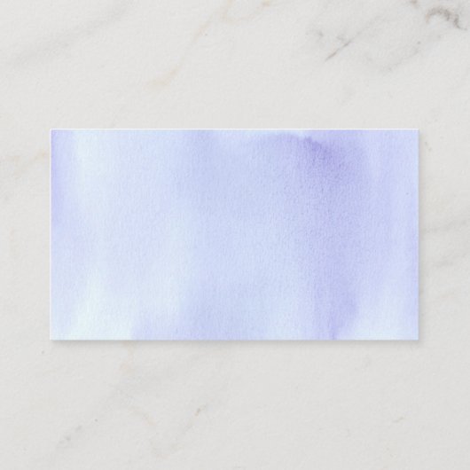 ブルーアジサイ予約リクエスト赤ちゃんシャワーカード エンクロージャーカード (裏面)