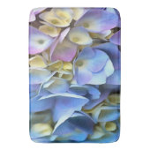 ブルーアジサイ低木ボ芸術的ッソム バスマット (正面縦)