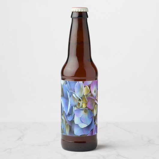 ブルーアジサイ低木ボ芸術的ッソム ビールラベル (正面)