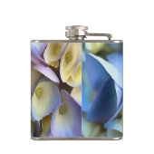 ブルーアジサイ低木ボ芸術的ッソム フラスク (裏面)