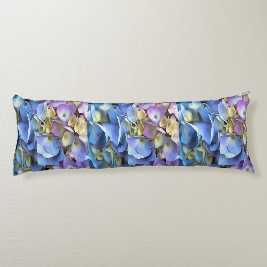 ブルーアジサイ低木ボ芸術的ッソム ボディピロー (裏面)