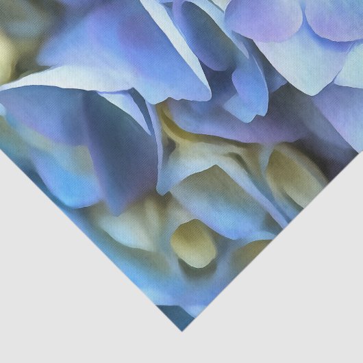 ブルーアジサイ低木ボ芸術的ッソム 薄葉紙 (詳細)