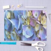 ブルーアジサイ低木ボ芸術的ッソム 薄葉紙 (クラフト)