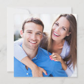 ブルーアジサイ写真リハーサルディナー 招待状 (裏面)