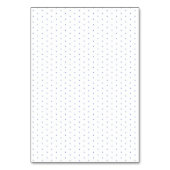 ブルーアジサイ名テンプレート座席表 テーブルナンバー (裏面)