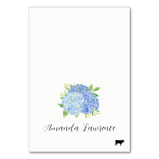 ブルーアジサイ名牛肉料理オプション座席表 テーブルナンバー (正面)