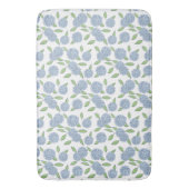 ブルーアジサイ名門私立校風のズコースタルニューイングランド バスマット (正面縦)