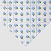 ブルーアジサイ大千年の青と白 薄葉紙 (詳細)