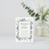 ブルーアジサイ少年ベイビーシャワーブズベビー エンクロージャーカード (スタンド正面)