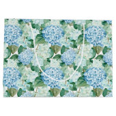 ブルーアジサイ抱き枕 ラージペーパーバッグ (裏面)