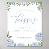 ブルーアジサイ推測いくつのキスシャワーゲーム ポスター (正面)