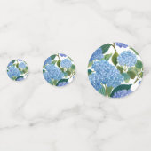 ブルーアジサイ水彩フローラ コンフェッティ (裏面)