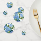 ブルーアジサイ水彩フローラ コンフェッティ (グループ)