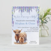 ブルーアジサイ男女兼用ズハイランドカウウ 招待状 (スタンド正面)