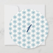 ブルーアジサイ第1回サプライズ誕生日パーティー 招待状 (裏面)