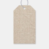 ブルーアジサイ素朴結婚式の引き出物ありがとう ギフトタグ (裏面)