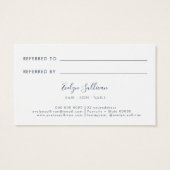 ブルーアジサイ紹介カード (裏面)