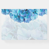 ブルーアジサイ結婚ズゲストブック ゲストブック (裏面)