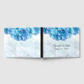 ブルーアジサイ結婚ズゲストブック ゲストブック (全面)