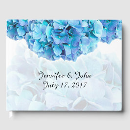 ブルーアジサイ結婚ズゲストブック ゲストブック